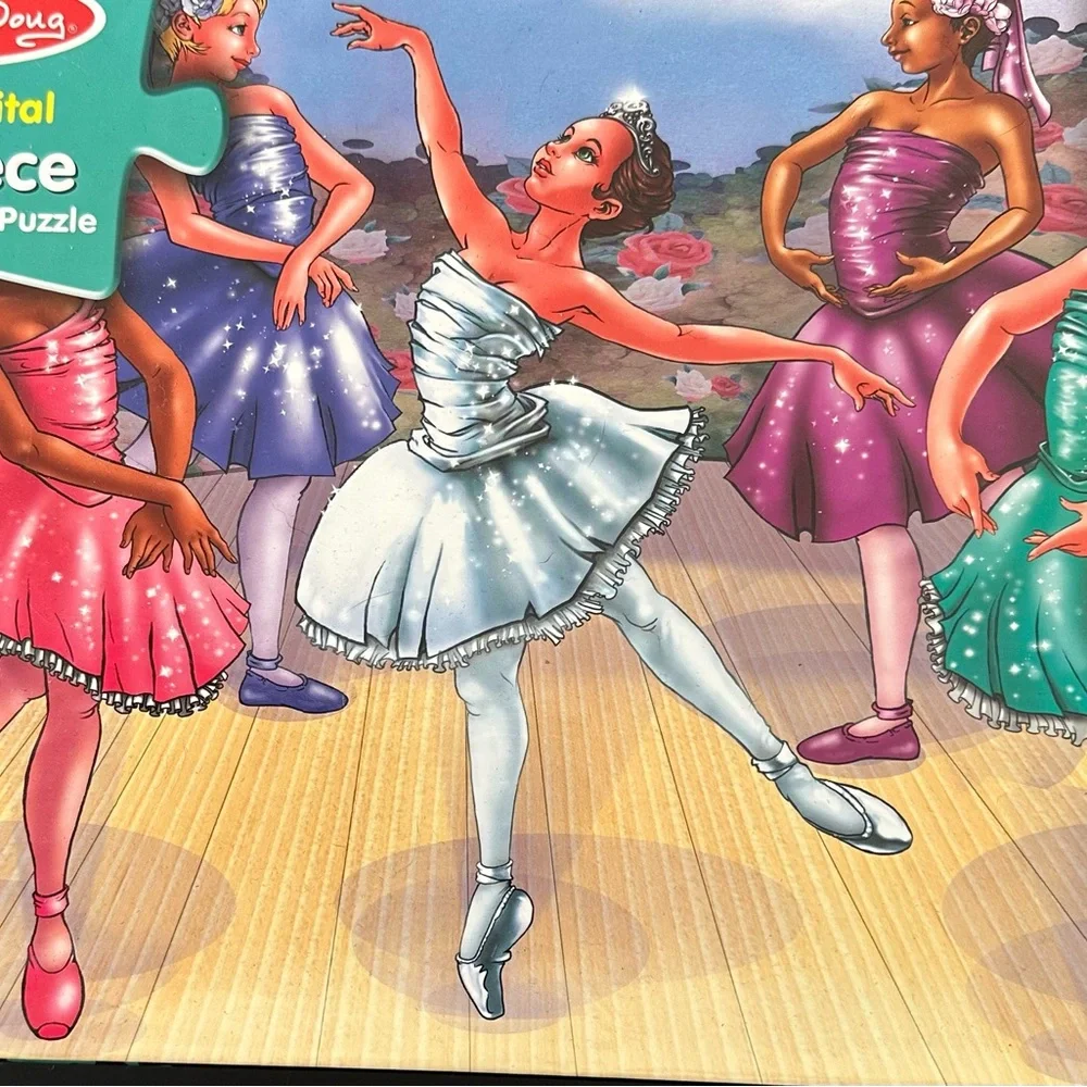 Melissa & Doug Ballet Recital Puzzle with Pink and Teal